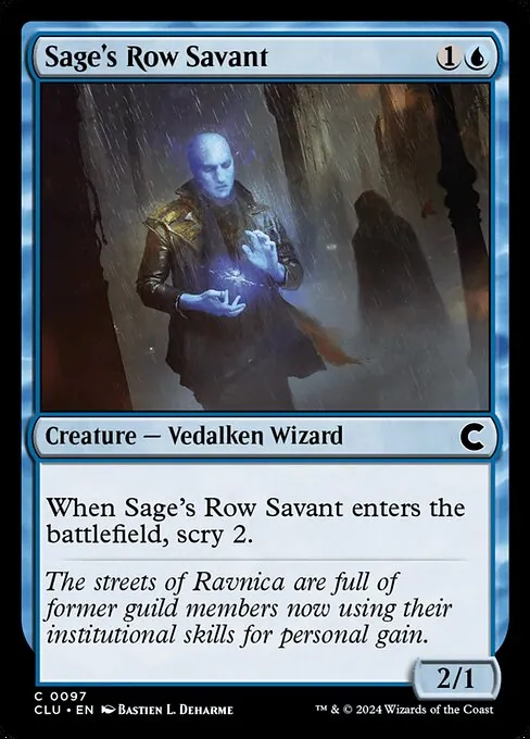 Sage's Row Savant 097/284