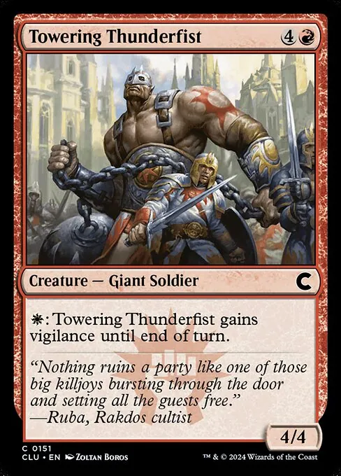 Towering Thunderfist 151/284