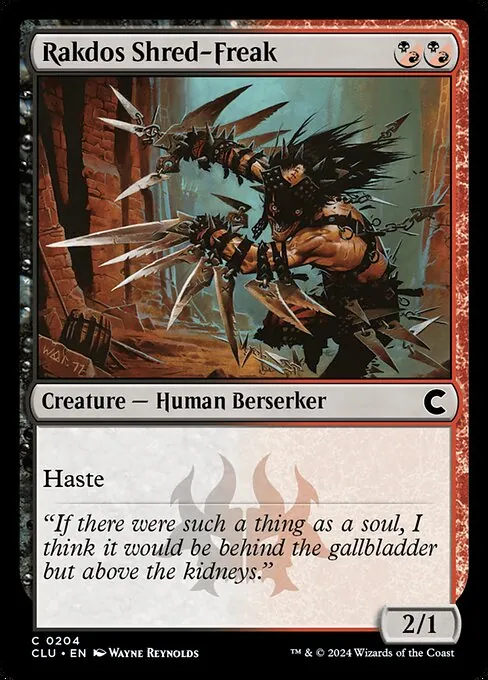Rakdos Shred-Freak 204/284