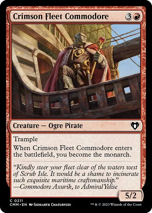 Crimson Fleet Commodore 211/769