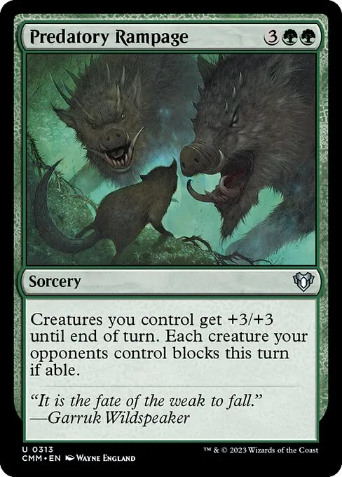 Predatory Rampage 313/769
