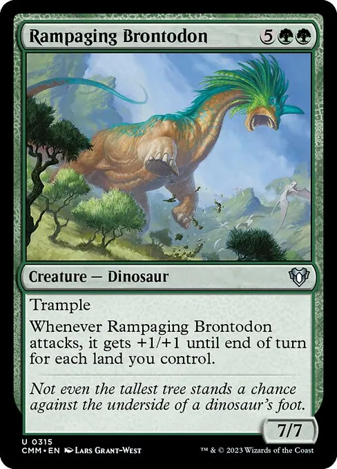 Rampaging Brontodon 315/769