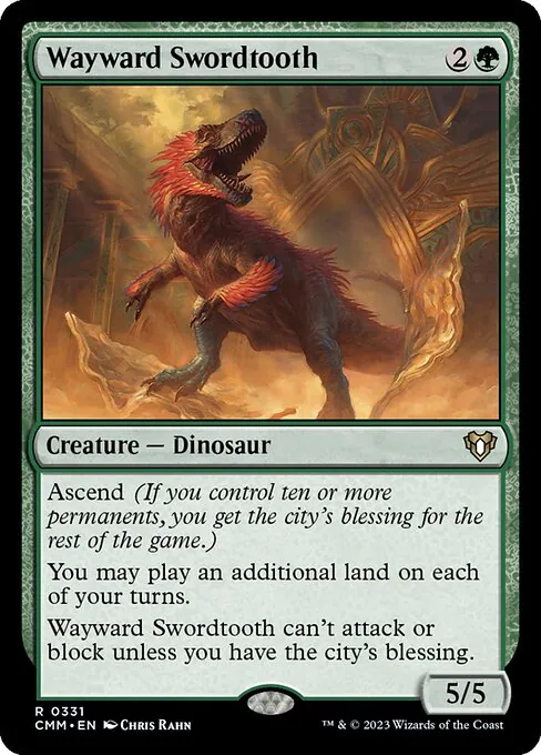 Wayward Swordtooth 331/769