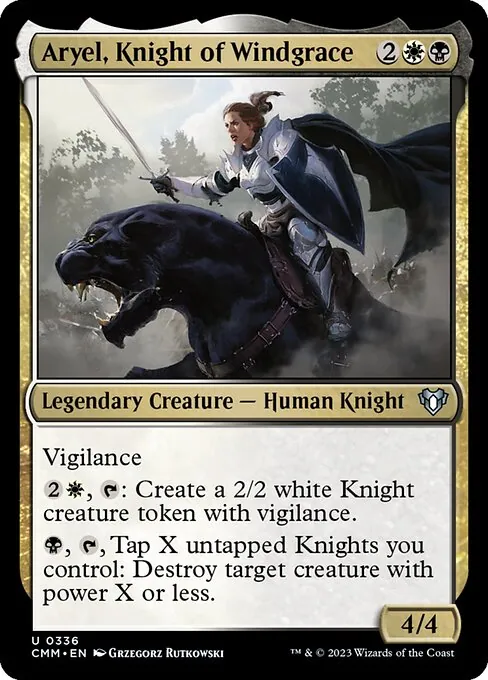 Aryel, Knight of Windgrace 336/769