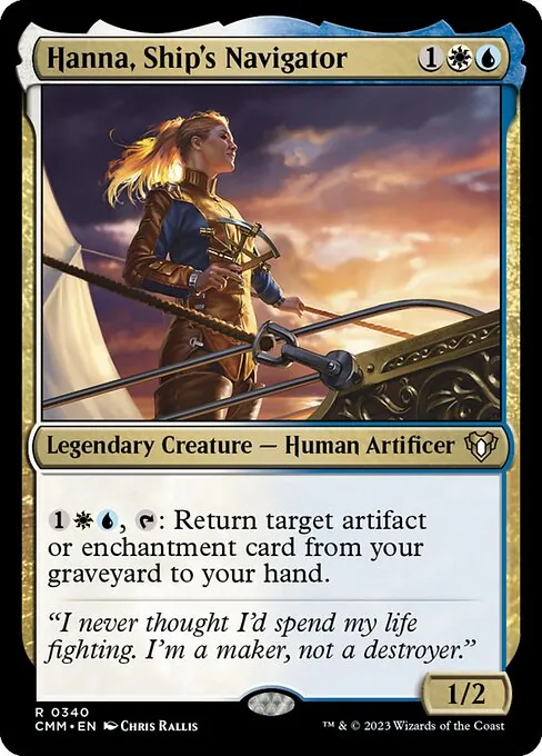 Hanna, Ship's Navigator 340/769
