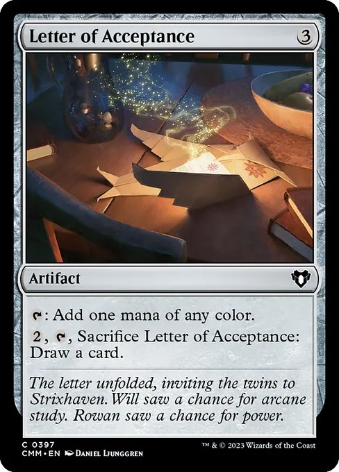 Letter of Acceptance 397/769