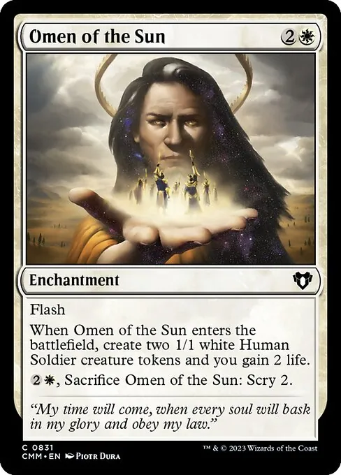 Omen of the Sun 831/769