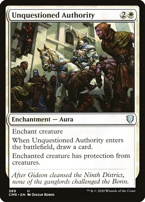 Unquestioned Authority 389/511