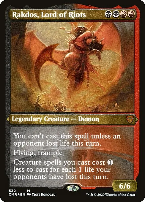 Rakdos, Lord of Riots 532/511