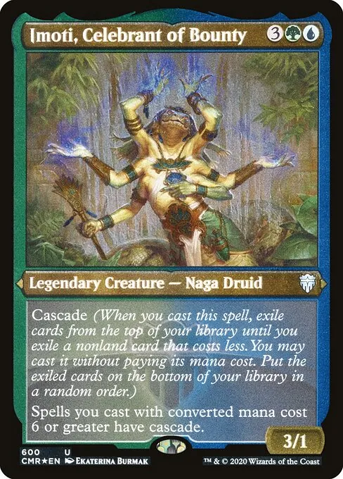 Imoti, Celebrant of Bounty 600/511