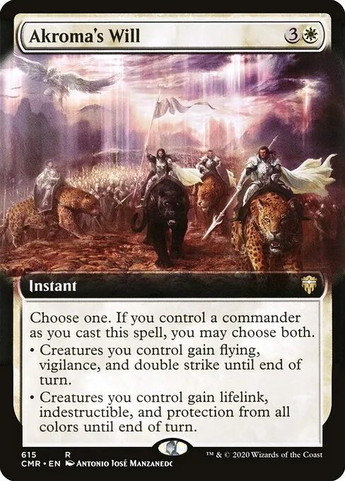 Akroma's Will 615/511