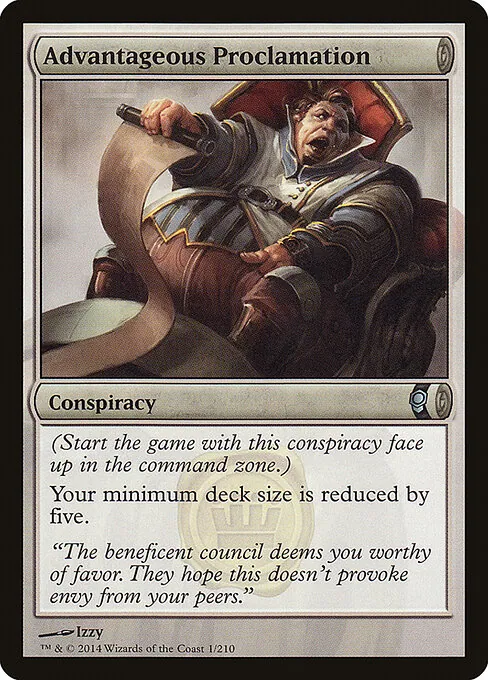 Advantageous Proclamation 001/210