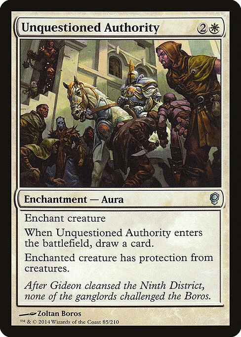 Unquestioned Authority 085/210
