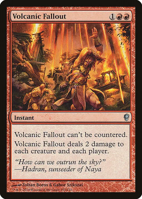 Volcanic Fallout 157/210