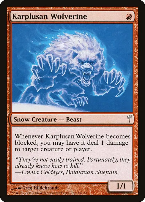 Karplusan Wolverine 087/155