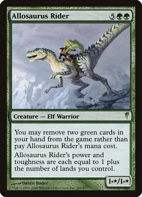 Allosaurus Rider 101/155