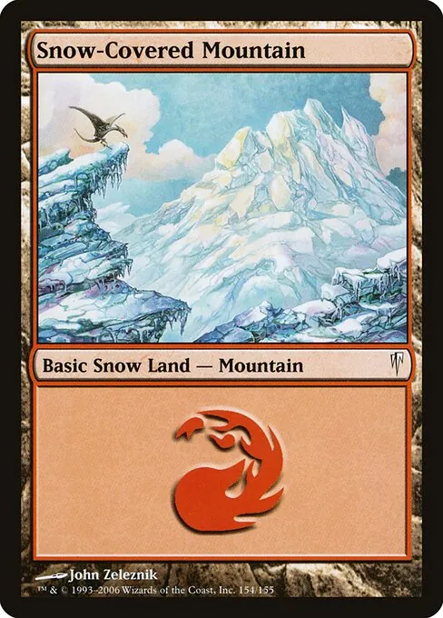 Snow-Covered Mountain 154/155