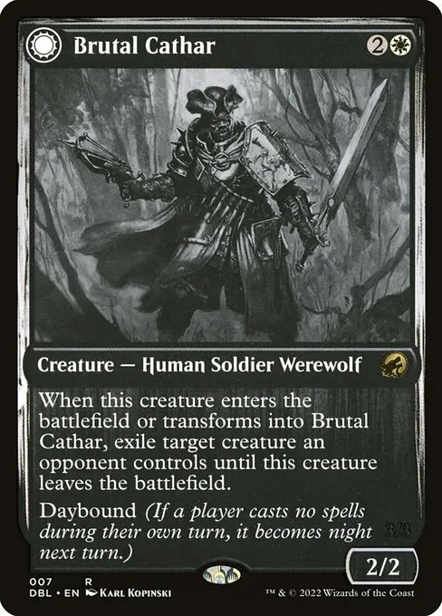 Brutal Cathar // Moonrage Brute 007/535