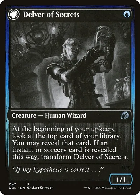 Delver of Secrets // Insectile Aberration 047/535