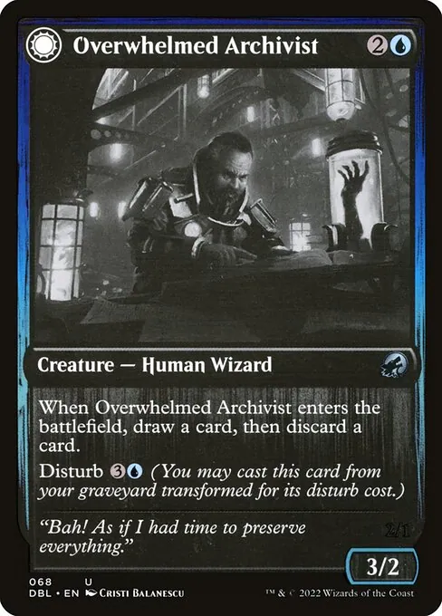 Overwhelmed Archivist // Archive Haunt 068/535