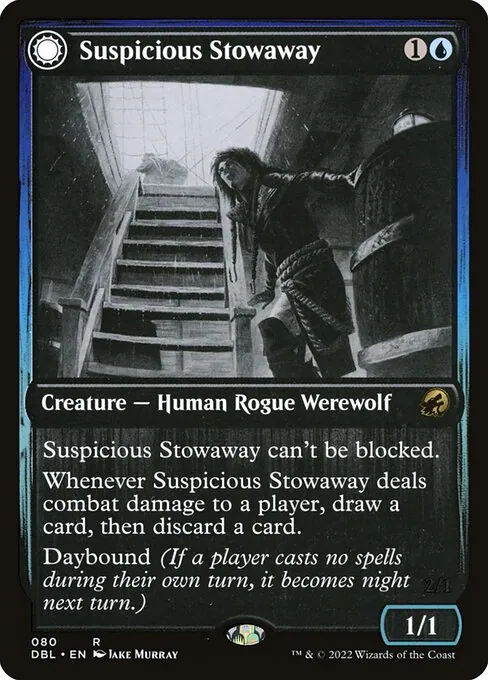 Suspicious Stowaway // Seafaring Werewolf 080/535