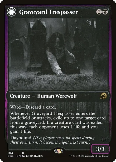 Graveyard Trespasser // Graveyard Glutton 104/535