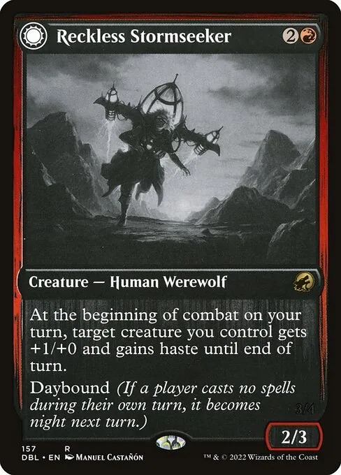 Reckless Stormseeker // Storm-Charged Slasher 157/535