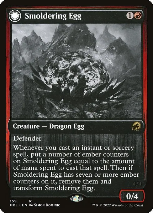 Smoldering Egg // Ashmouth Dragon 159/535