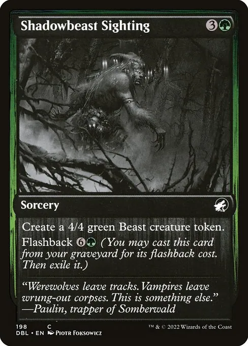 Shadowbeast Sighting 198/535