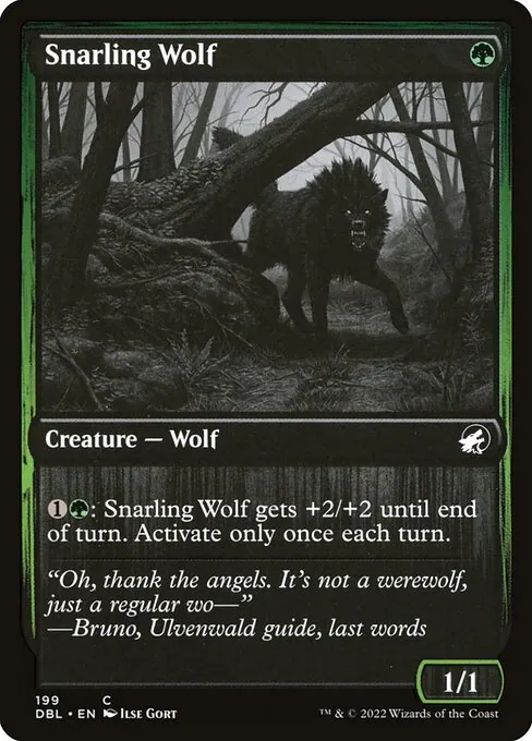 Snarling Wolf 199/535