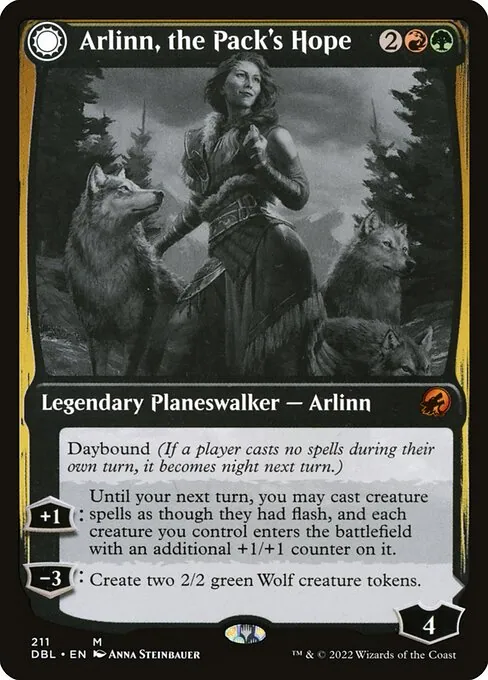 Arlinn, the Pack's Hope // Arlinn, the Moon's Fury 211/535
