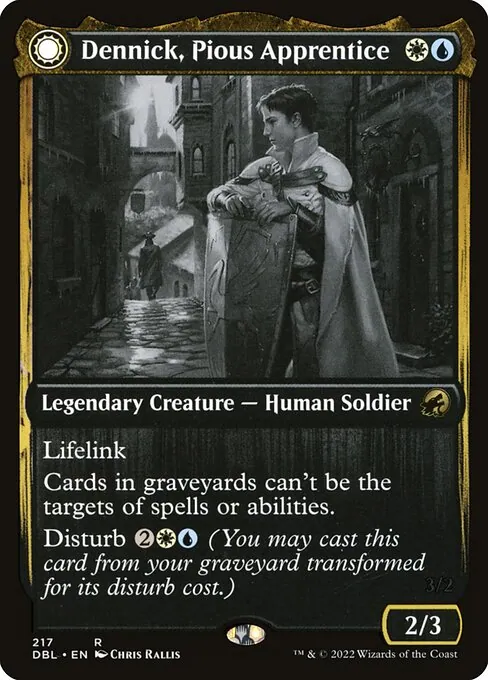 Dennick, Pious Apprentice // Dennick, Pious Apparition 217/535