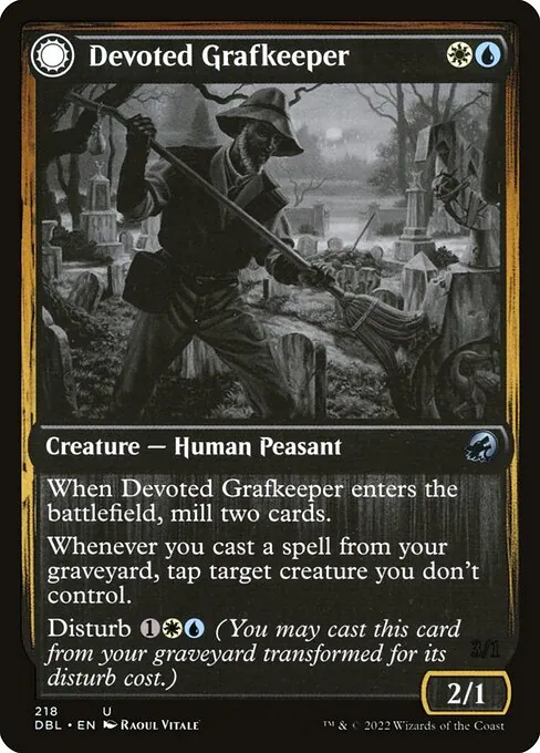 Devoted Grafkeeper // Departed Soulkeeper 218/535
