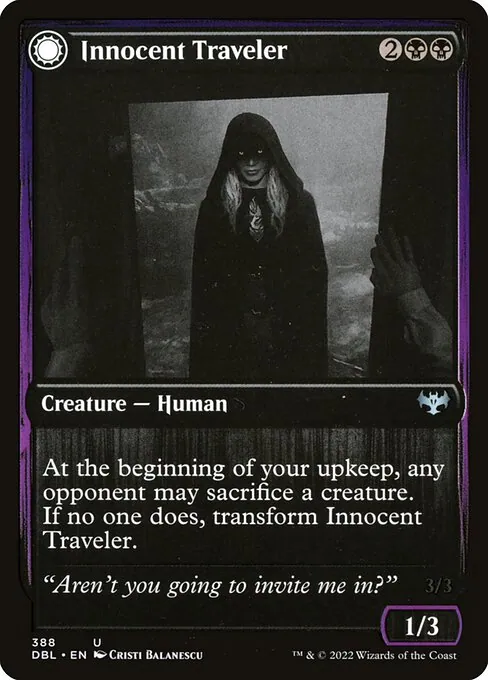 Innocent Traveler // Malicious Invader 388/535