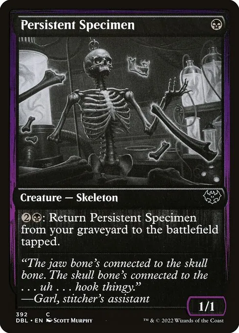 Persistent Specimen 392/535