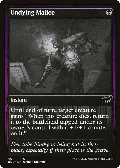 Undying Malice 401/535