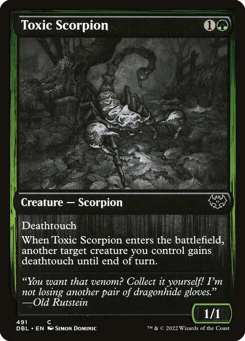Toxic Scorpion 491/535
