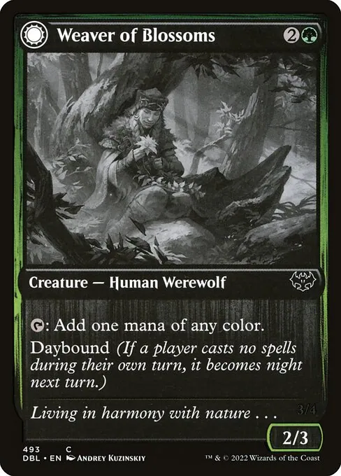 Weaver of Blossoms // Blossom-Clad Werewolf 493/535