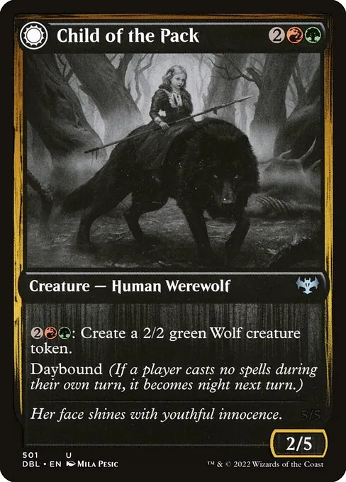 Child of the Pack // Savage Packmate 501/535