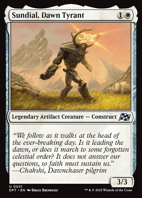 Sundial, Dawn Tyrant 031/291