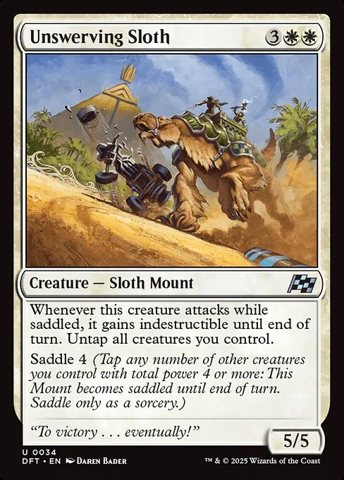 Unswerving Sloth 034/291