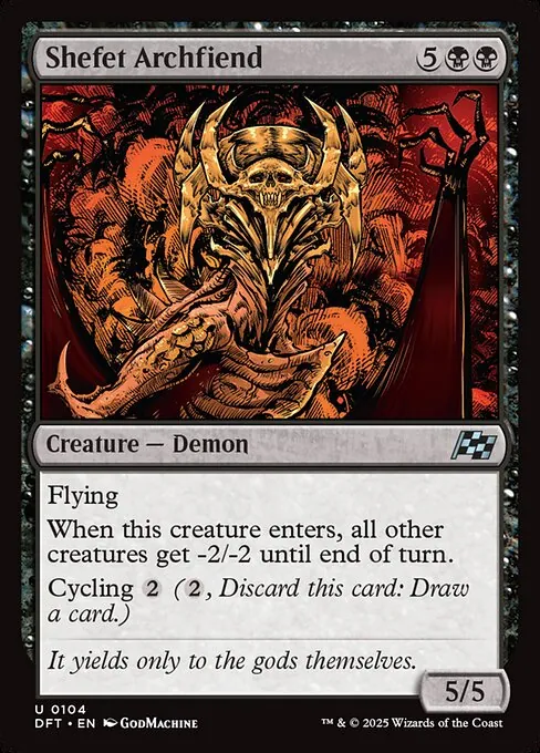 Shefet Archfiend 104/291