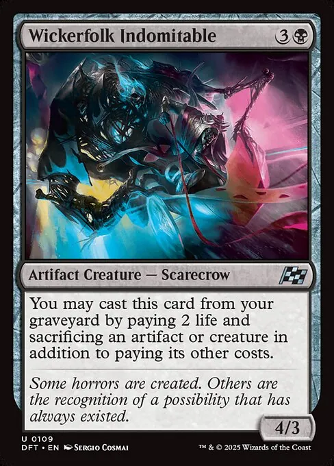 Wickerfolk Indomitable 109/291