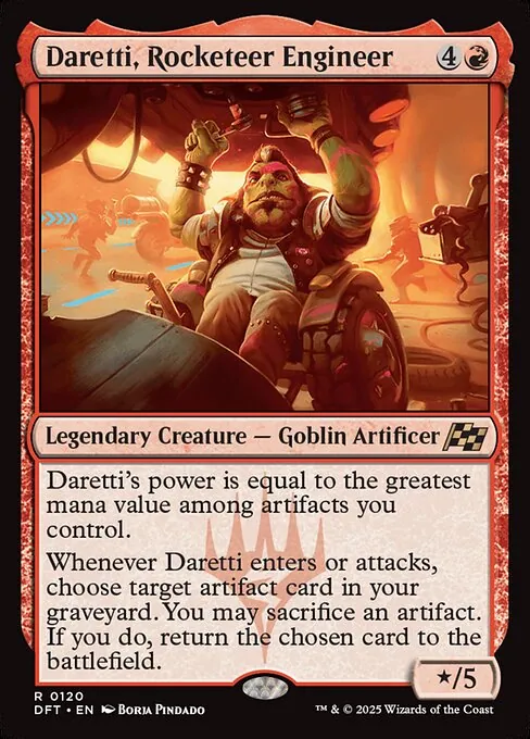 Daretti, Rocketeer Engineer 120/291