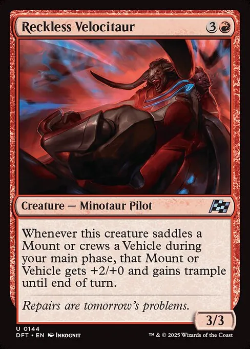 Reckless Velocitaur 144/291