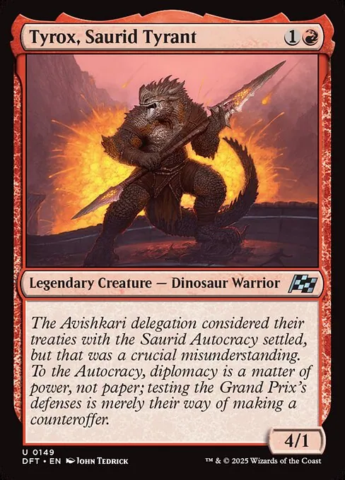 Tyrox, Saurid Tyrant 149/291