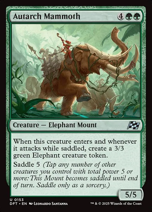 Autarch Mammoth 153/291