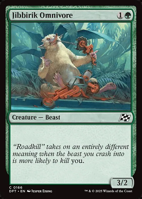 Jibbirik Omnivore 166/291