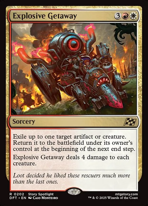 Explosive Getaway 202/291