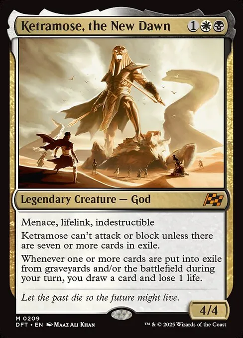 Ketramose, the New Dawn 209/291